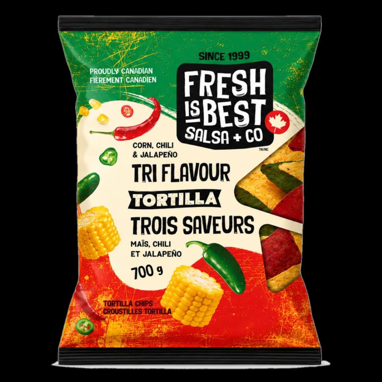 Tri-Flavour Tortilla Chips
